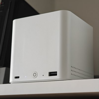 My Beelink ME Mini NAS running TrueNAS